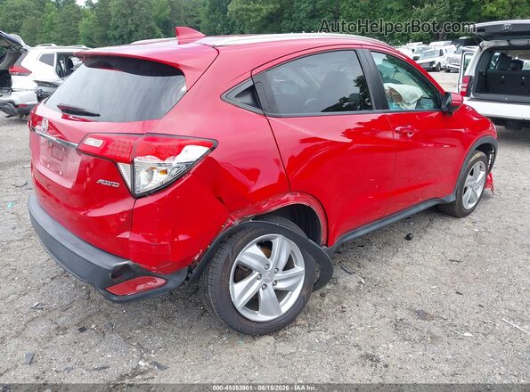 3CZRU6H53KM706940 2019 HONDA HR-V Red Trasero derecho