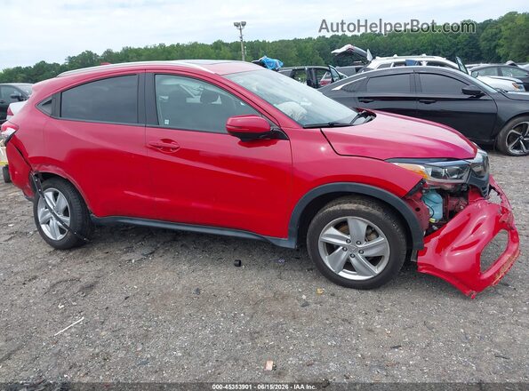 3CZRU6H53KM706940 2019 HONDA HR-V Red Vista interior trasera