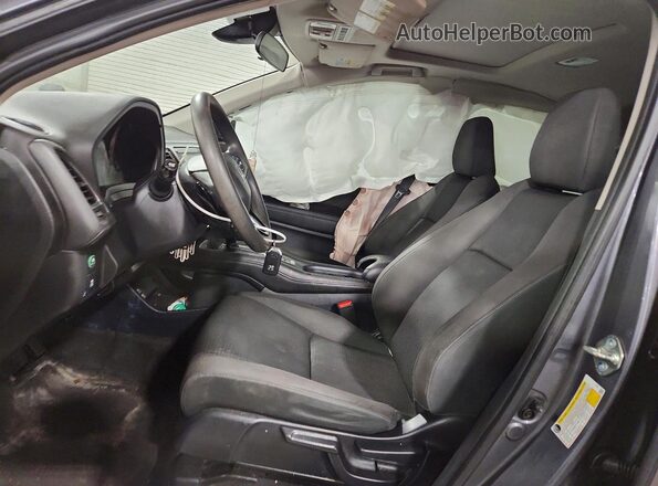 3CZRU6H53LM717860 2020 HONDA HR-V Gray Front interior view
