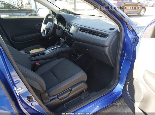 3CZRU6H53NM704562 2022 HONDA HR-V Синий Вид салона спереди