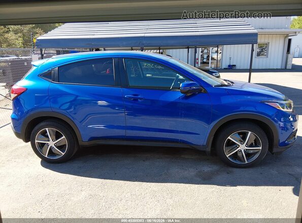3CZRU6H53NM704562 2022 HONDA HR-V Синий Вид задней части салона