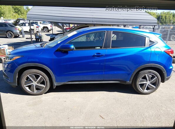 3CZRU6H53NM704562 2022 HONDA HR-V Синий Панорамный вид салона 360°
