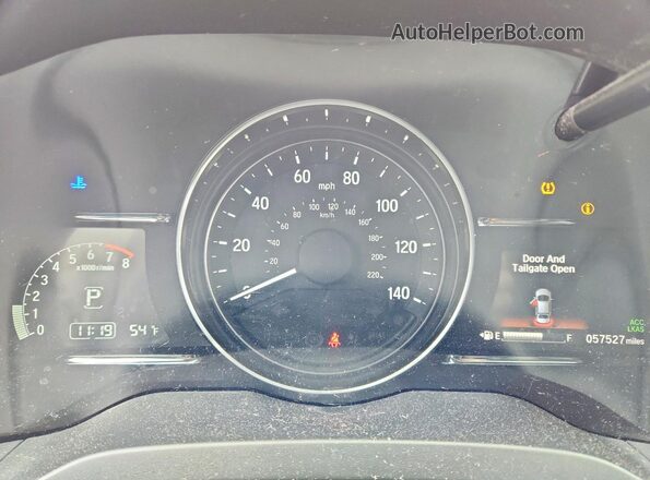 3CZRU6H53NM737979 2022 HONDA HR-V Silver Instrument cluster view