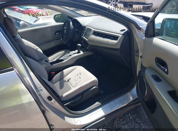 3CZRU6H54GM744006 2016 HONDA HR-V Серебряный Вид салона спереди