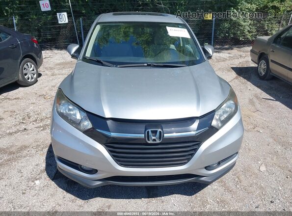 3CZRU6H54GM744006 2016 HONDA HR-V Серебряный Вид щитка приборов