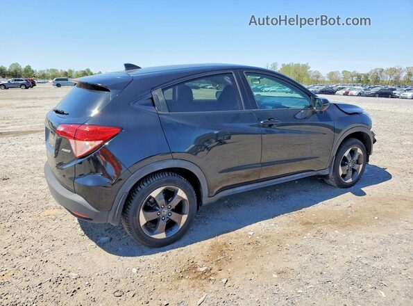3CZRU6H54JM707285 2018 HONDA HR-V Black Trasero derecho
