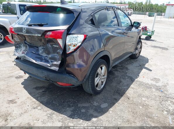 3CZRU6H54KM728476 2019 HONDA HR-V Purple Trasero derecho