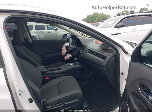 3CZRU6H54MM749332 2021 HONDA HR-V White Widok wnętrza z przodu