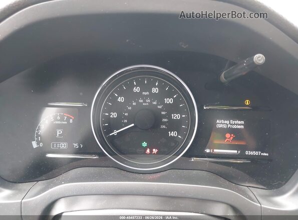 3CZRU6H54MM749332 2021 HONDA HR-V White Widok tylnych siedzeń