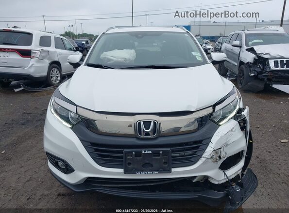 3CZRU6H54MM749332 2021 HONDA HR-V White Widok zestawu wskaźników