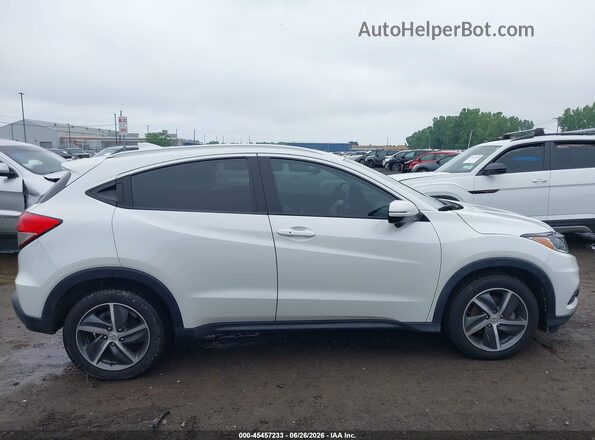 3CZRU6H54MM749332 2021 HONDA HR-V White Widok wnętrza z tyłu