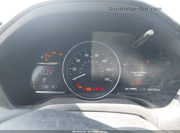 3CZRU6H54NM764530 2022 HONDA HR-V Silver Widok tylnych siedzeń