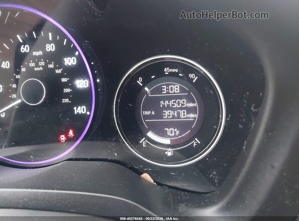3CZRU6H55GM717042 2016 HONDA HR-V Черный Вид задних сидений
