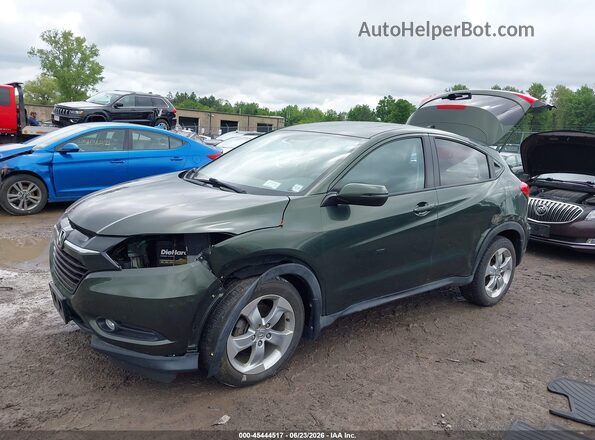 3CZRU6H55GM733354 2016 HONDA HR-V Green Front view