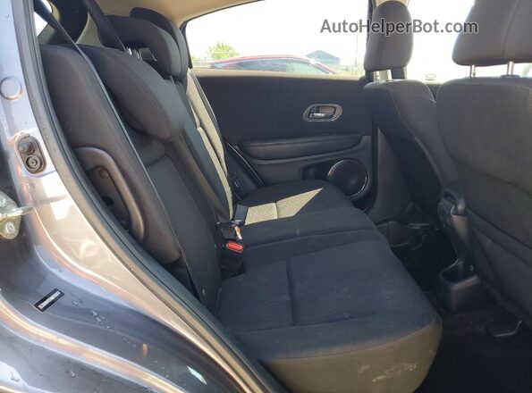 3CZRU6H55HM700937 2017 HONDA HR-V Gray Widok wnętrza z tyłu