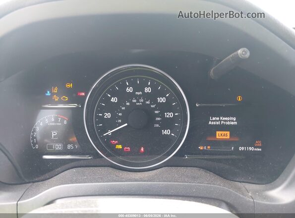 3CZRU6H55KM724209 2019 HONDA HR-V Black Vista de los asientos traseros