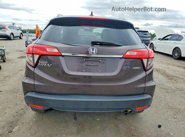 3CZRU6H55KM728471 2019 HONDA HR-V Фиолетовый Вид сзади