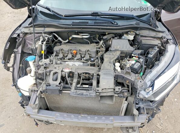 3CZRU6H55KM728471 2019 HONDA HR-V Фиолетовый Вид подкапотного пространства