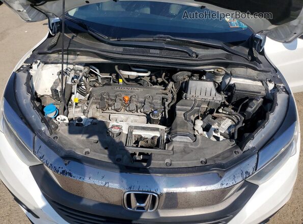 3CZRU6H55KM732424 2019 HONDA HR-V White უკანა სალონის ხედი