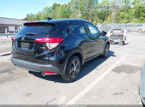 3CZRU6H55NM738129 2022 HONDA HR-V Черный Задняя правая четверть