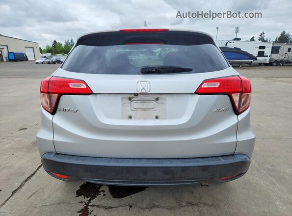 3CZRU6H56GM758635 2016 HONDA HR-V Silver Widok z tyłu