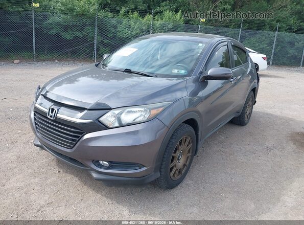 3CZRU6H56HM705967 2017 HONDA HR-V Gray Առջևի ձախ երեք քառորդ տեսարան