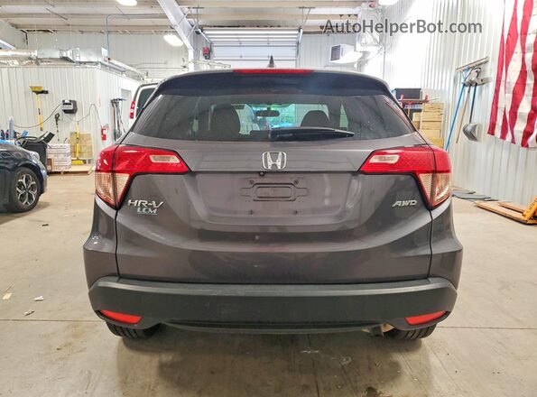 3CZRU6H56HM728181 2017 HONDA HR-V Gray Rear view