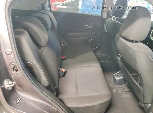 3CZRU6H56HM728181 2017 HONDA HR-V Gray Rear seats view