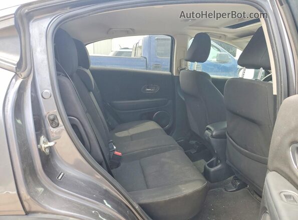 3CZRU6H56HM731095 2017 HONDA HR-V Charcoal Вид задньої частини салону