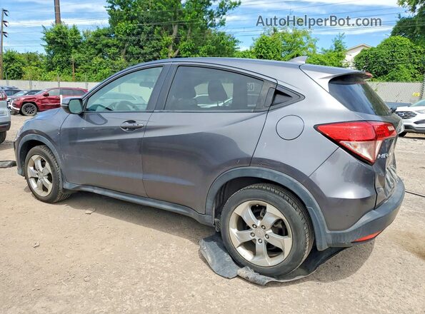 3CZRU6H56HM731095 2017 HONDA HR-V Charcoal Задня ліва чверть