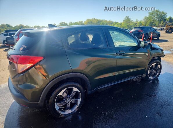 3CZRU6H56JG706119 2018 HONDA HR-V Зеленый Задняя правая четверть