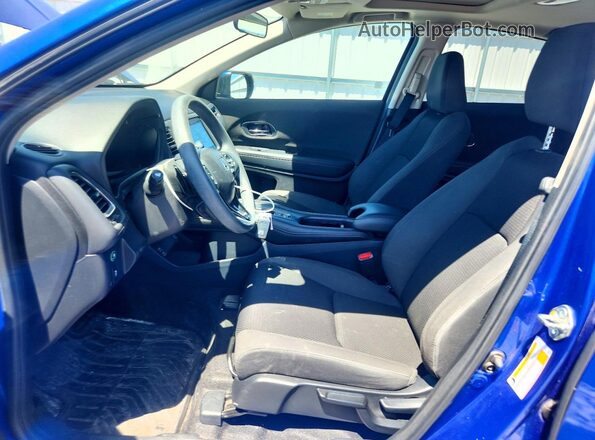 3CZRU6H56KM703871 2019 HONDA HR-V Синий Вид салона спереди