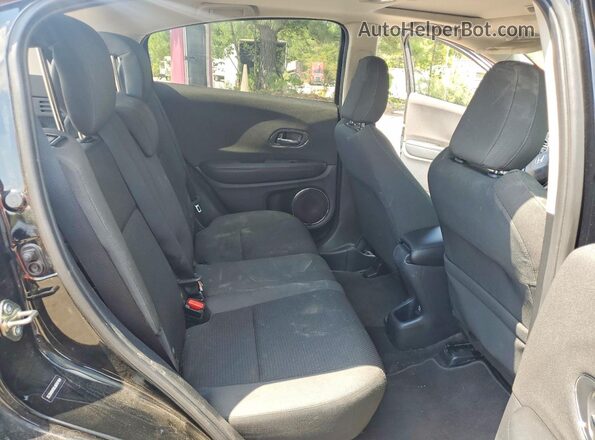 3CZRU6H56LM707484 2020 HONDA HR-V Black უკანა სავარძლების ხედი