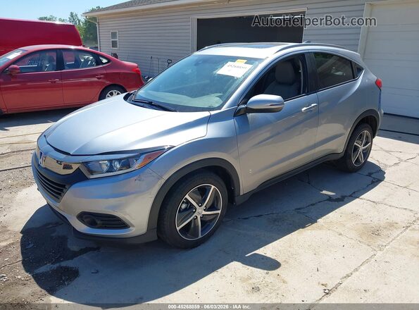 3CZRU6H56MM700892 2021 HONDA HR-V Silver Vista tres cuartos delantera izquierda