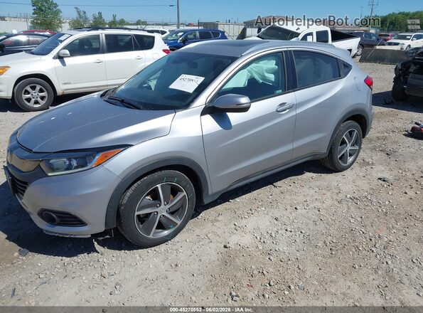 3CZRU6H56NM754596 2022 HONDA HR-V Silver Առջևի ձախ երեք քառորդ տեսարան