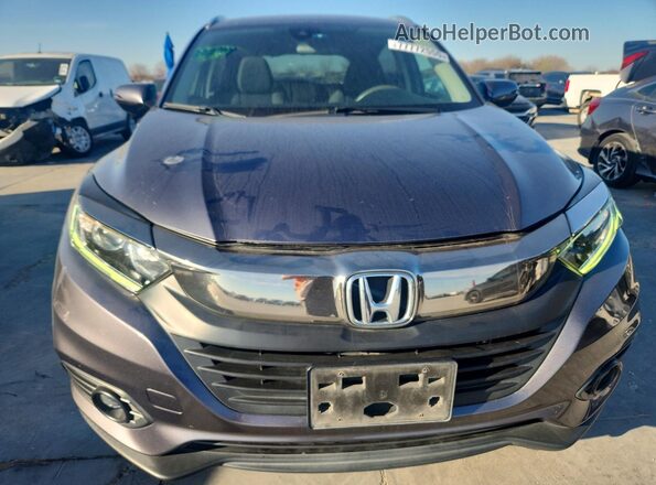 3CZRU6H57KM714023 2019 HONDA HR-V Gray Widok z przodu