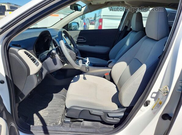 3CZRU6H57KM721697 2019 HONDA HR-V White Front interior view