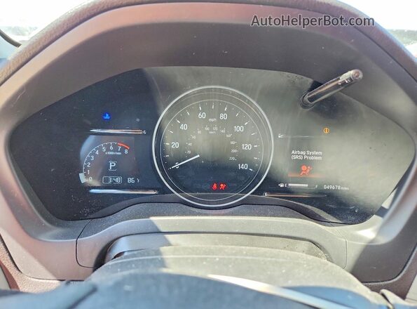3CZRU6H57KM721697 2019 HONDA HR-V White Instrument cluster view