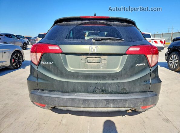 3CZRU6H58HG707945 2017 HONDA HR-V Зеленый Вид сзади