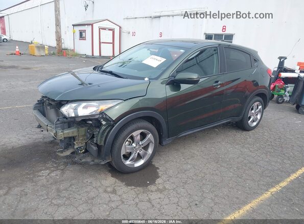 3CZRU6H58HM711964 2017 HONDA HR-V Green წინა მარცხენა ხედი სამი მეოთხედიდან