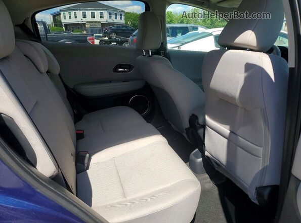3CZRU6H58HM712936 2017 HONDA HR-V Blue უკანა სალონის ხედი