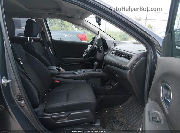 3CZRU6H58HM719899 2017 HONDA HR-V Gray Widok wnętrza z przodu