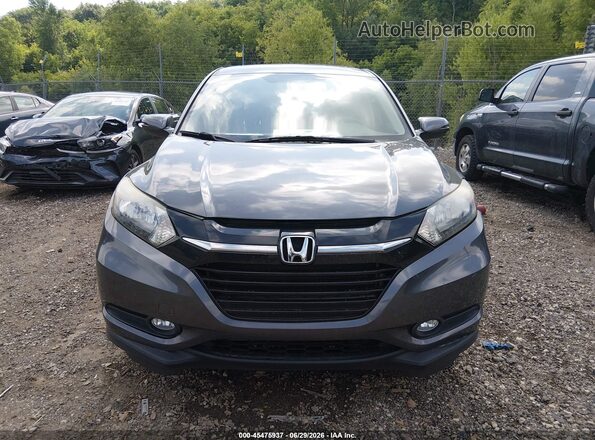 3CZRU6H58HM719899 2017 HONDA HR-V Gray Widok zestawu wskaźników