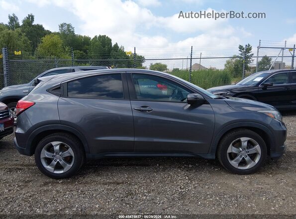 3CZRU6H58HM719899 2017 HONDA HR-V Gray Widok wnętrza z tyłu