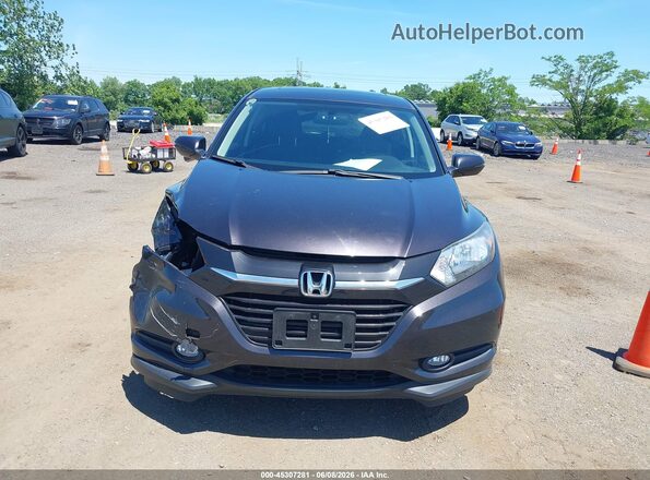 3CZRU6H58HM731244 2017 HONDA HR-V Черный Вид щитка приборов