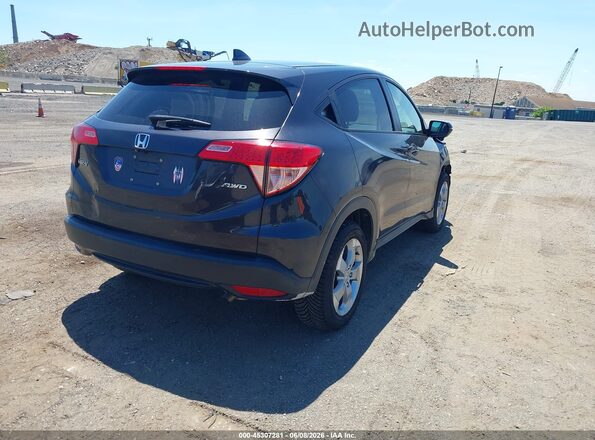 3CZRU6H58HM731244 2017 HONDA HR-V Черный Задняя правая четверть