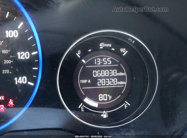 3CZRU6H58HM731244 2017 HONDA HR-V Черный Вид задних сидений