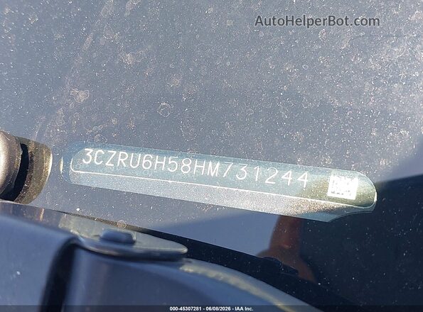 3CZRU6H58HM731244 2017 HONDA HR-V Черный Вид подкапотного пространства