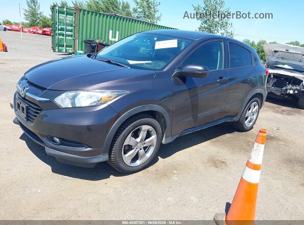 3CZRU6H58HM731244 2017 HONDA HR-V Черный Передняя левая четверть