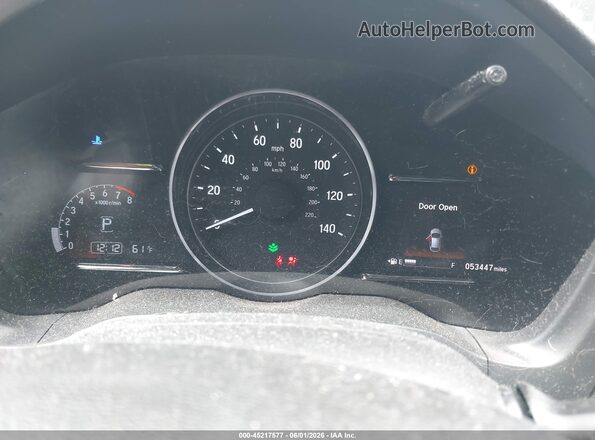 3CZRU6H58KM713821 2019 HONDA HR-V Silver Вид задніх сидінь